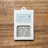 JIZAI Clear  Stamps LOG Date / Month 01