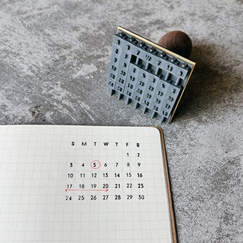 Stamp/Perpetual Calendar